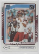 2024 Panini Clearly Donruss Rated Rookie Jayden Daniels #52 14wi