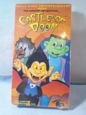 Brand New 1993 F.H.E. Cartoon The Norfin Adventures:Castle Of Doom VHS