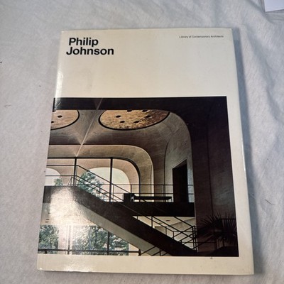 Philip Johnson Library of Contemporary Architects 1972 First Edition Hardcover