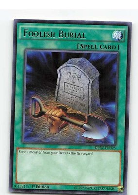 Foolish Burial DPBC-EN025 Duel Power Collectors Set Common MP Yu-Gi-Oh