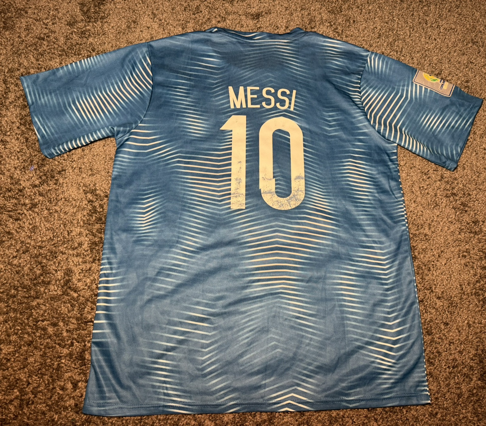 Argentina National Team AFA Adidas COPA 2019/20 Pre-Match #10 MESSI Jersey