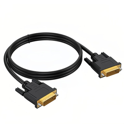 DVI auf DVI Kabel Adapter - DVI-D Stecker zu DVI-D Stecker (Dual Link)   2 m