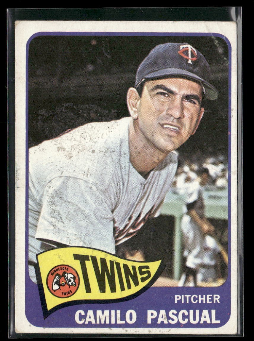 1965 Topps #255 Camilo Pascual