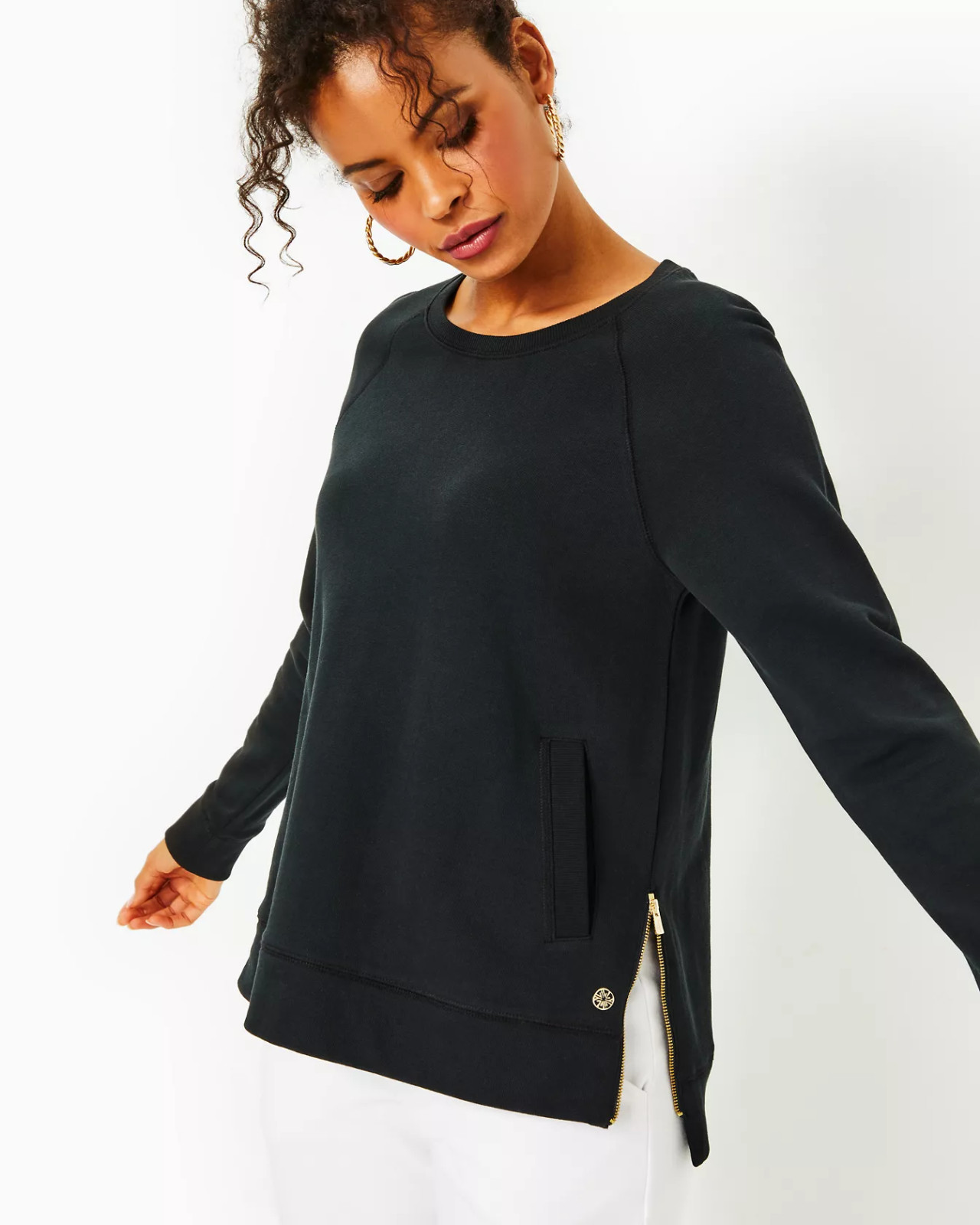 Lilly Pulitzer Luxletic Comber Pullover Sweater S… - image 1