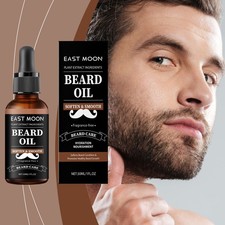 Men s Beard Oil Moisturizing Softening Growth Argan Oil Vitamin E 30ml