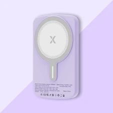 XYZtech X Slim A 5K Wireless Power Bank - 5000 mAh - 0.39" Rubber Oil Casing