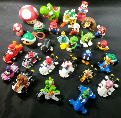 World Of Nintendo Mario Kart Super Kart Luigi Mushroom Bullet Kong Jakks Figure