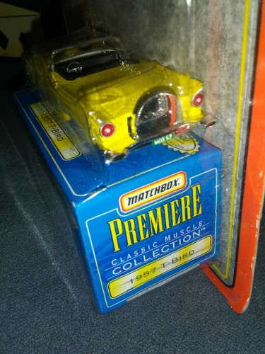 Matchbox Premiere1997 card W.C.Series(17),#34321-1957 T-BIRD FORD YEL#1of 25,000 - Picture 7 of 12