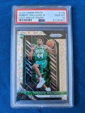 2018 Panini Prizm FAST BREAK PRIZM PSA 10 Robert Williams III RC #138 Celtics