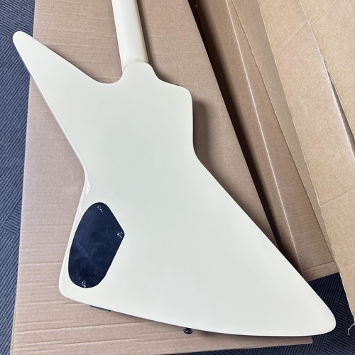 Guitarra Eléctrica Personalizada Estilo Esp Blanca Diapasón Palisandro Pastillas HH EN STOCK - Imagen 8 de 16