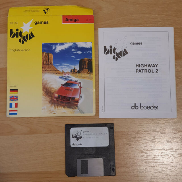 Highway Patrol 2 für Amiga 500 * mit Anleitung