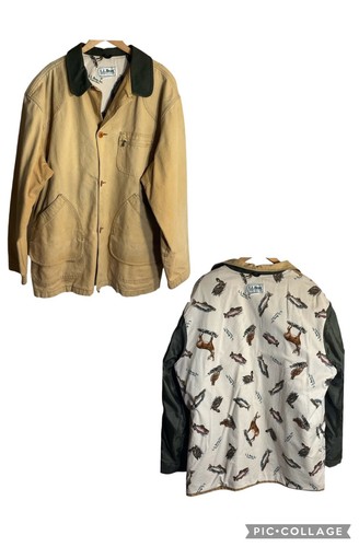 Chaqueta De Colección LL Bean Barn Para Hombres 3XL Tareas Campo Pana Pato Caza Pesca EE. UU. - Imagen 16 de 17