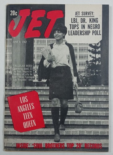 Tallulah Reed MLK LBJ Soul LA Racial Black Americana JET Magazine June 8 1967