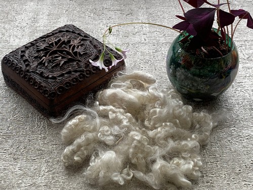 Heidifeathers® Serrature in lana riccia Mohair, tinte a mano - scegli il colore - fusione - Foto 32 di 39