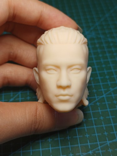1:18 Takiya Genji Head Sculpt Carved For 3.75" Male Action Figure Body Toys - Picture 1 of 8