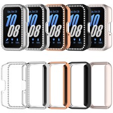 Skeletonized Diamond Encrusted Half-pack Protective Case for Samsung Galaxy Fit3