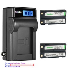 Kastar Ei-D-Li1 Battery LCD Wall Charger for Trimble 29518, 46607, 52030, 54344