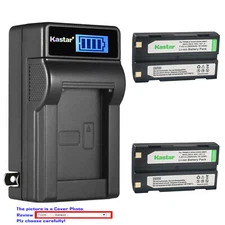 Kastar Ei-D-Li1 Battery LCD Wall Charger for Trimble 29518, 46607, 52030, 54344