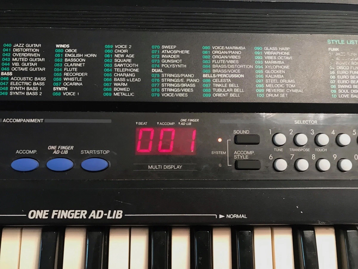VTG Touch Response Kawai X30 electronic piano keyboard Song Recorder Ad Lib READ