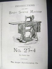 Singer Treadle Sewing Machine Instructions  2...