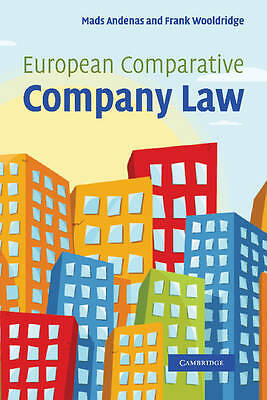 European Comparative Company Law Andenas Wooldridge Paperback 9781107407640