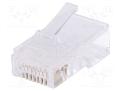 Male RJ45 System: 8p8c Shielded PIN: 8 Gold Plated Straight MP0020 RJ Socket Verbi