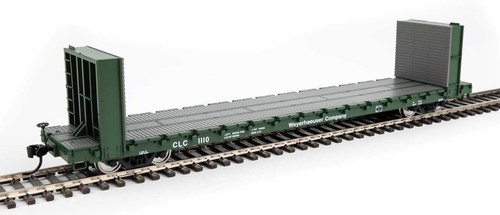 Spur H0 - Walthers 60' Bulkhead Flatcar Trailer Train Weyerhaeuser -- 5881 NEU | Zustand: Neu
