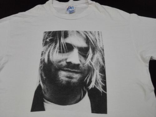 T-shirt KURT COBAIN NIRVANA z lat 90. grunge soniczna młodzież fear of god heart shaped vintage - Zdjęcie 1 z 8