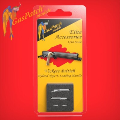 MW22 GASPATCH 48040 VICKERS BRITISH HYLAND TYPE E LOADING HANDLE 1/48 (2 ITEMS