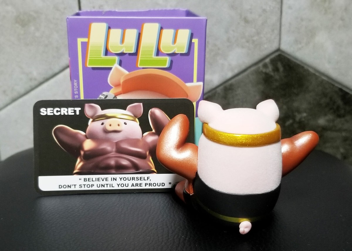 Toyzeroplus LuLu Pig Fitness - Muscle Pig Secret 1/96 Sofubi