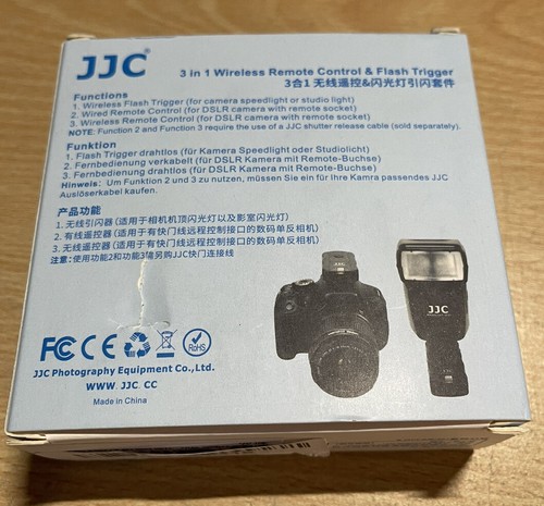 JJC Wireless AC Flash Trigger for Studio Flash with JJC JF-U1/JF-U2 Transmitter - Picture 11 of 11