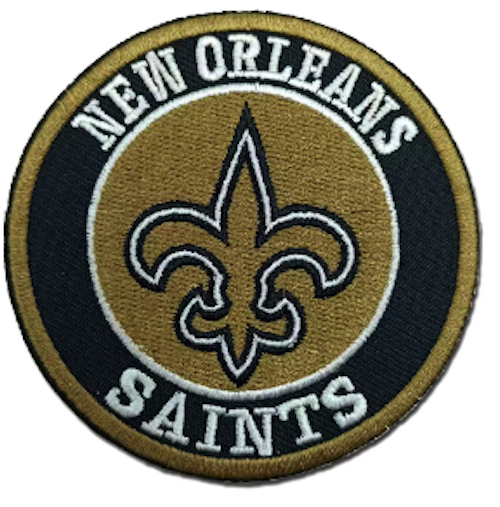 NEW ORLEANS SAINTS - NFL - NATIONAL FOOTBALL LEAGUE - Embroidered Iron On Patch