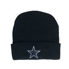 NEW Unisex Dallas Cowboys Beanie Skull Cap Cuff Winter Warm Black One Size