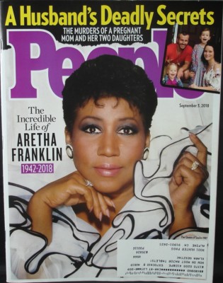 People Magazine Sep 2018, Lot of 4 - Aretha, John McCain, Scientology, Meghan