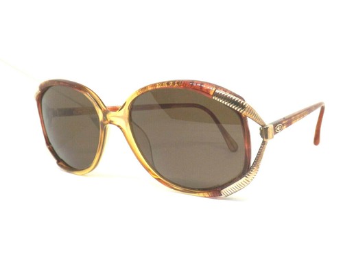 CHRISTIAN DIOR 2490 occhiali da sole donna vintage anni 80 plastica nuovi  grandi | eBay