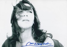Maria del Mar Bonet Autogramm signed 20x30 cm Bild s/w