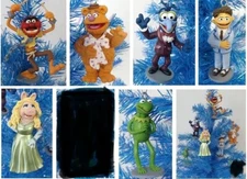 Sesame Street Muppets Christmas Ornaments 6 piece Set and range 3" to 4" Tall