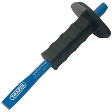 Draper 19x250mm Octagonal Shank Cold Chisel with Hand Guard Professional Tool
