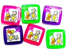 24pc Plastic Bear Sliding Slider Puzzle for Kids, Play Game, Novelty Prize Gift,