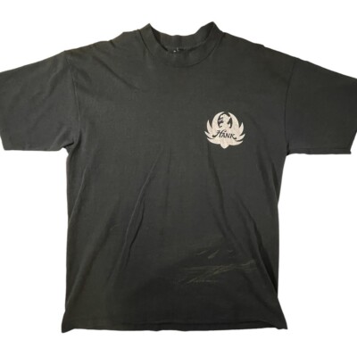 その他ブランド / 80s/リンガーTシャツ/HANK WILLIAMS JR./L/コットン/GRY Hank Williams Jr. vintage 80s single stitch t-shirt Ruger logo