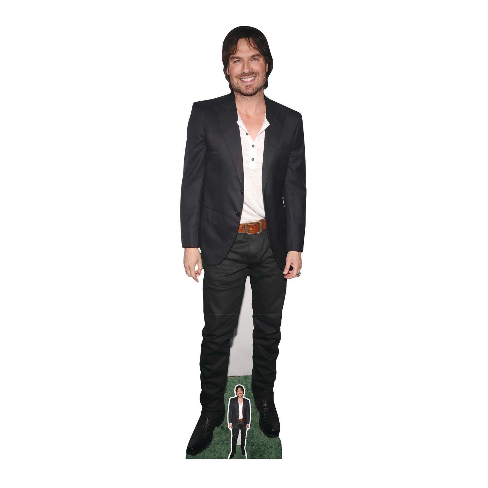 Ian Somerhalder Beard Lifesize Cardboard Cutout 178cm x 52cm with Free Mini