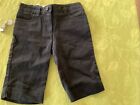 Izod Girls Sz 6 Navy Blue Approved School Uniform New Nwt Bermuda Shorts