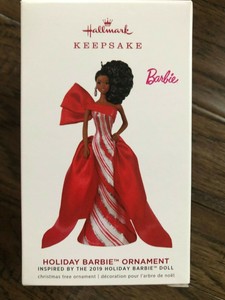 2019 holiday barbie ornament