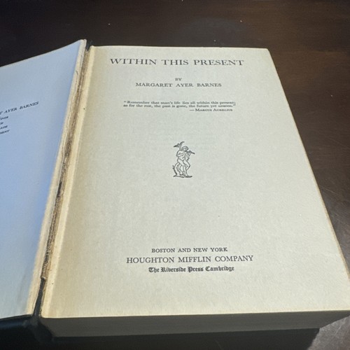 Margaret Ayer Barnes Within This Present 1933 Signed Hardcover Book - Picture 19 of 22