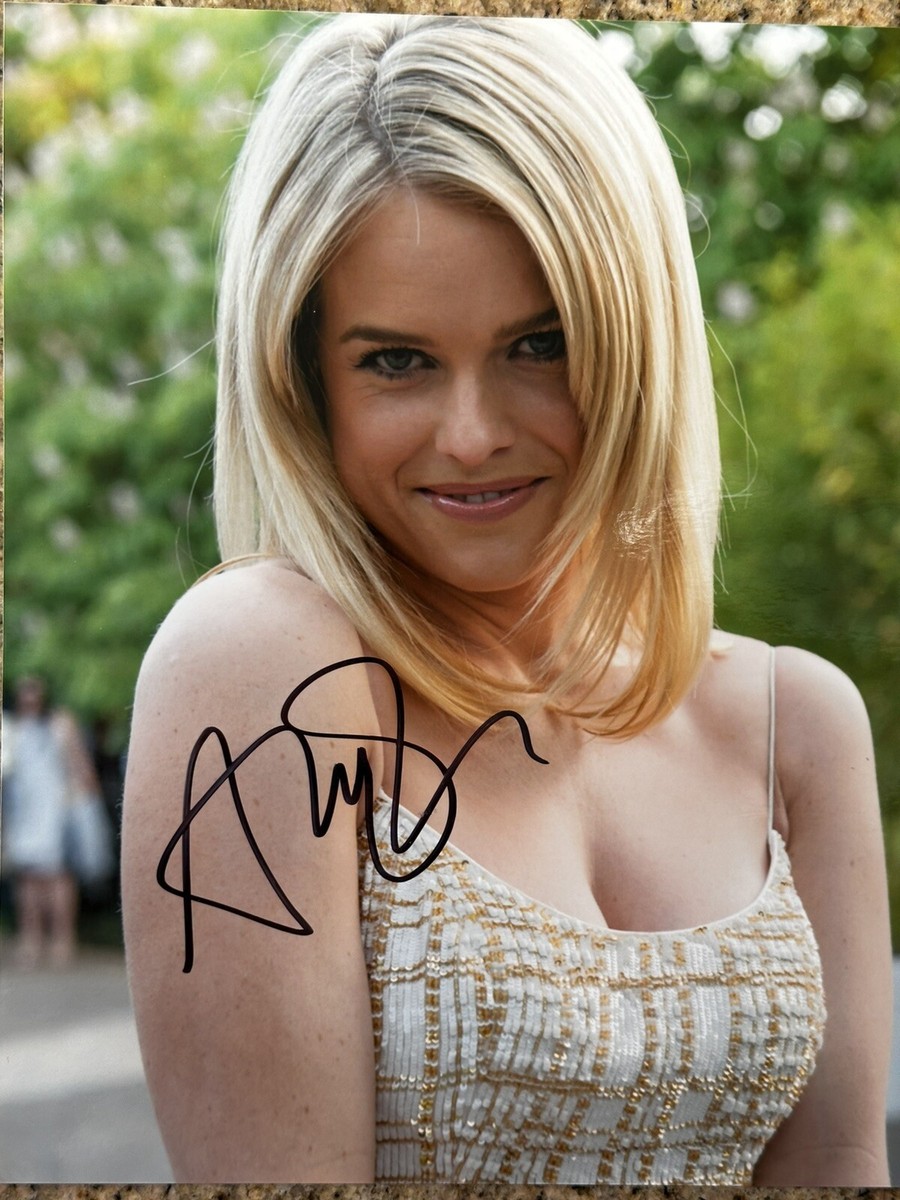 Alice Eve signed 8x10 photo In Person Photo Proof - Star Trek