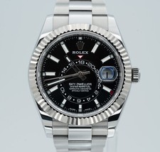 Rolex Sky-Dweller Black Dial Stainless Steel 326934 BOXES/PAPERS! 3
