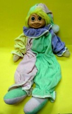 Vintage Russ Berrie Troll Plush Pajama Back for Sleepovers 24" tall-Hard to find