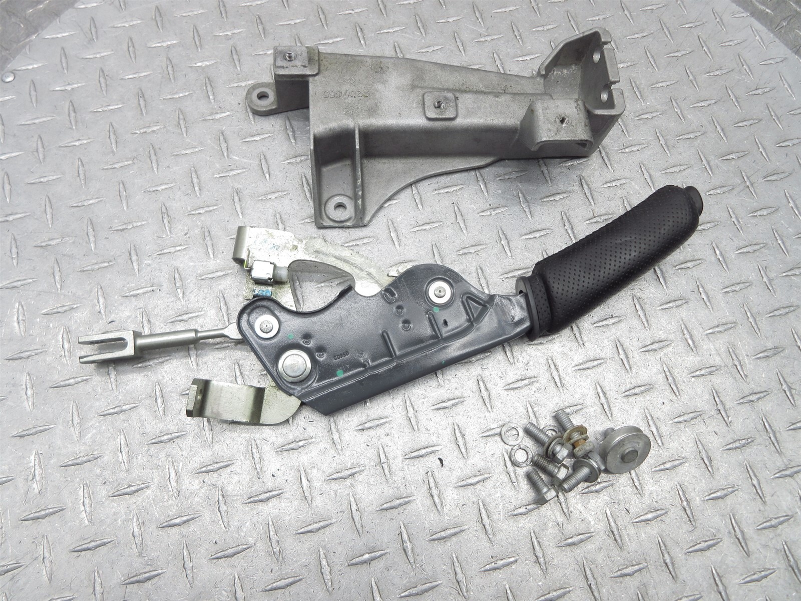 2008 Ferrari F430 Spider Emergency Parking Hand Brake Handle Lever Bracket Lot