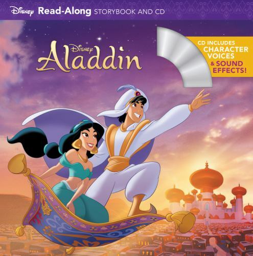 Play Along! BluRayディスク＆CD＆絵本＆トイバック一式 Aladdin Read-Along Storybook and CD by Disney Books 9781368041553