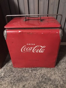 1950 coca cola cooler